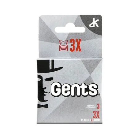 PRESERVATIVOS  Gents 3X Placer Extremo