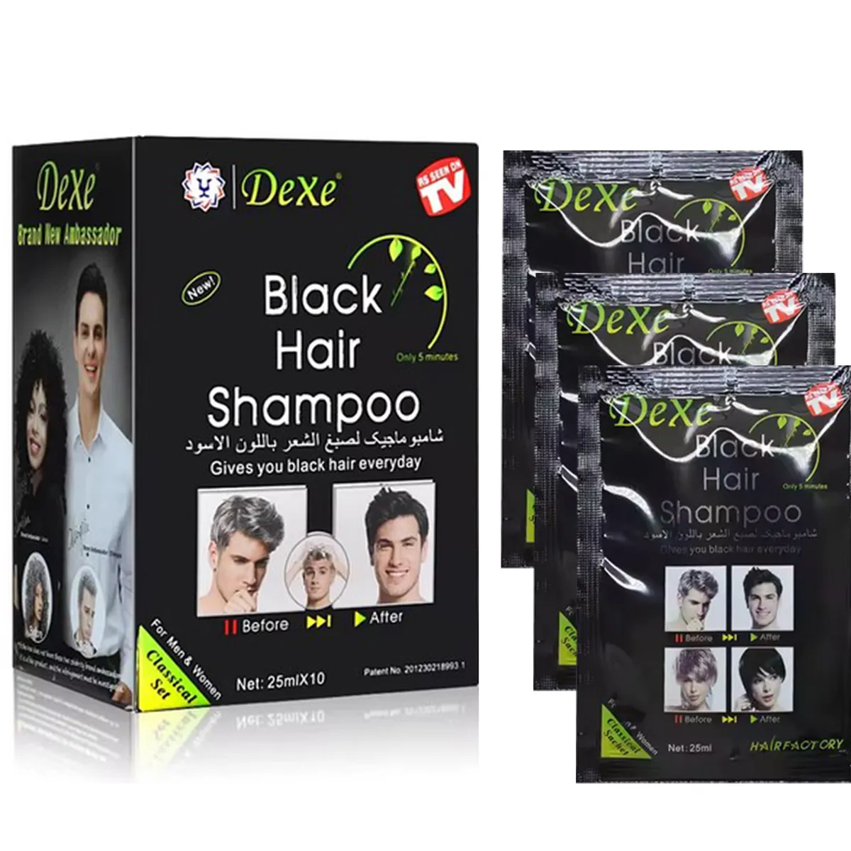 SHAMPOO BLACK HAIR SACHET