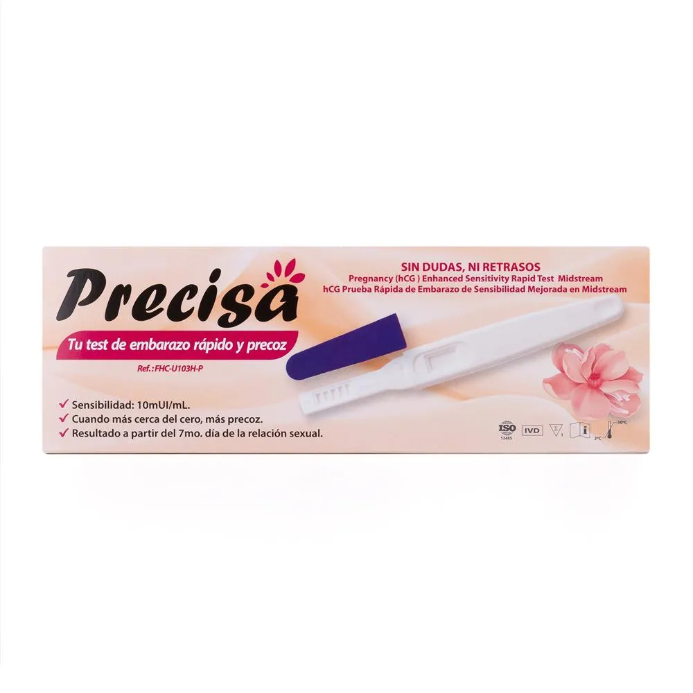 Test de Embarazo Precisa  Rápido y Precoz