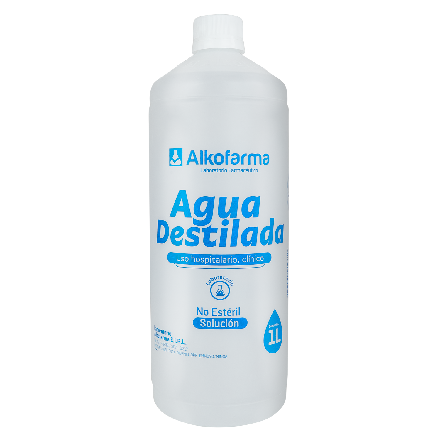 Agua Destilada No Estéril - Alkofarma