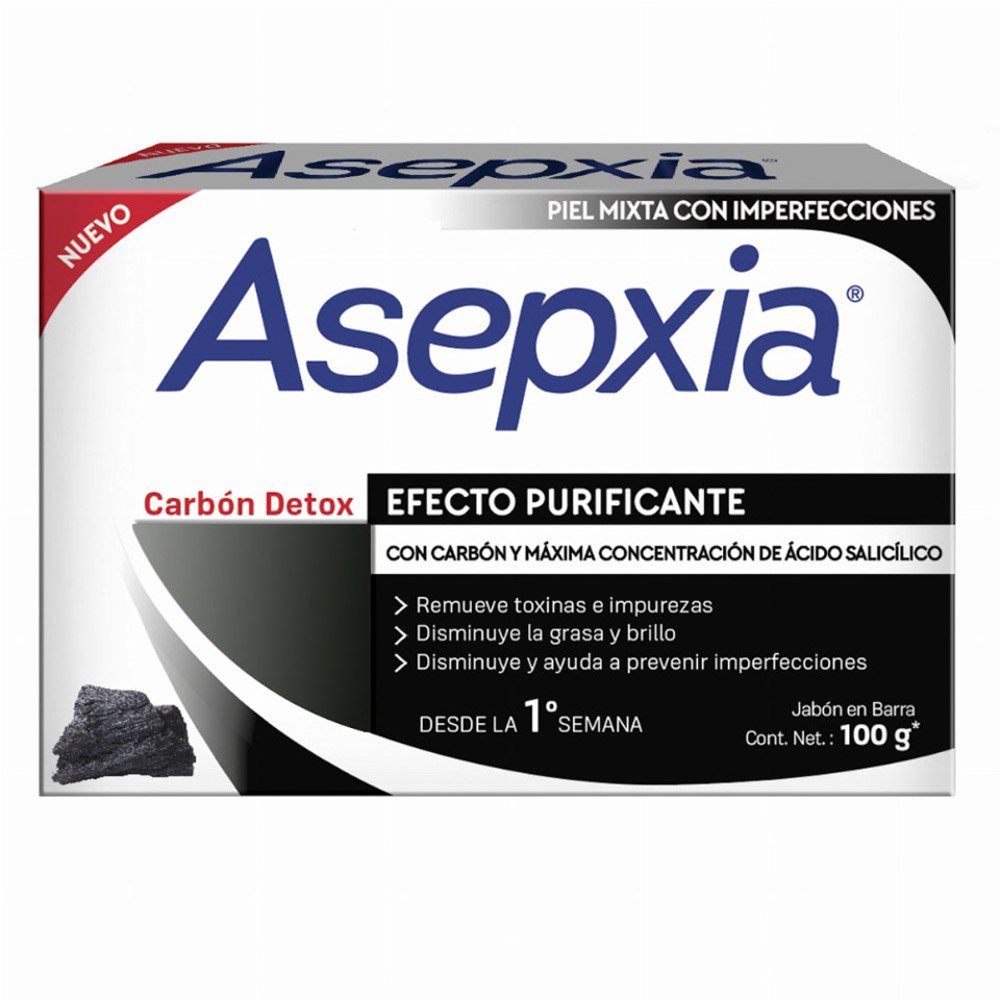 Jabón Asepxia Carbón Detox