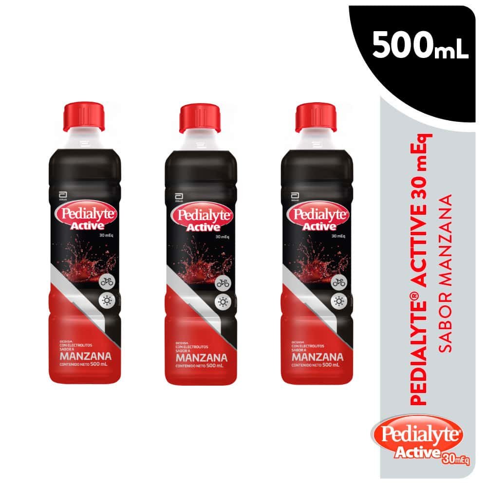 PEDIALYTE ACTIVE MANZANA