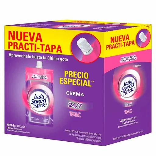 LADY SPEED STICK SACHET TALC ULTRA SECA