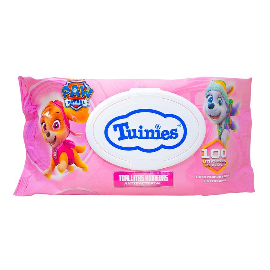 Toallitas Húmedas Tuinies Paw Patrol x 100 und
